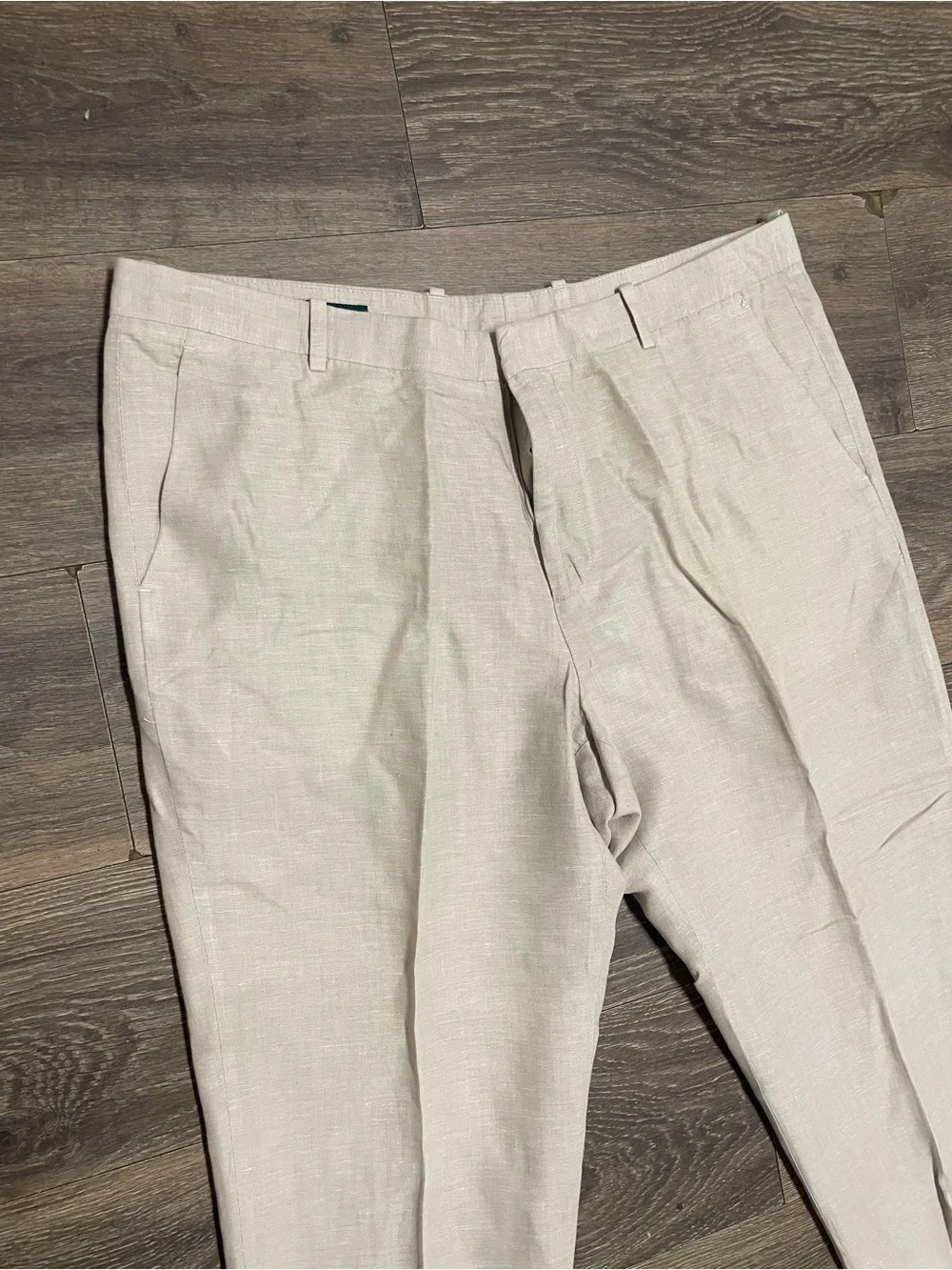 Perry Ellis linen Cotton blend pants dress bottoms men’s size 38 x 32 light